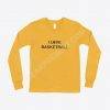 I Love Basketball Kids’ Jersey Long Sleeve T-Shirt