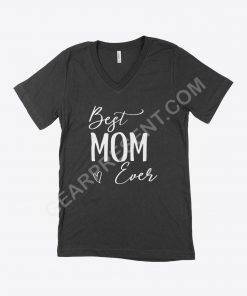 Best Mom Ever Women’s Jersey V-Neck T-Shirt