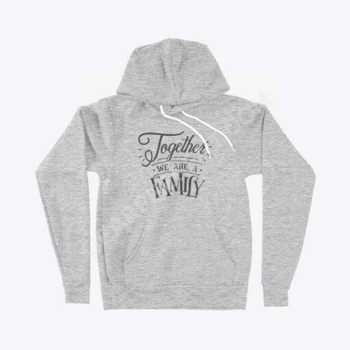 Together We Are A Family Unisex Sponge Fleece Hoodie