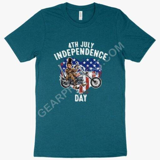 Heather Independence Day T-Shirt – Patriotic T-Shirts – Independence Day T-Shirt for Men