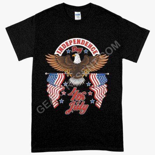 Heavy Cotton Independence Day 4th of July T-Shirt – Independence Day T-Shirts – Patriotic USA T-Shirt