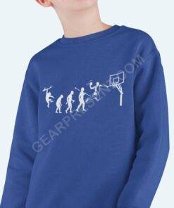 Basketball Evolution Kids’ Jersey Long Sleeve T-Shirt 