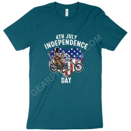 Heather Independence Day T-Shirt – Patriotic T-Shirts – Independence Day T-Shirt for Men