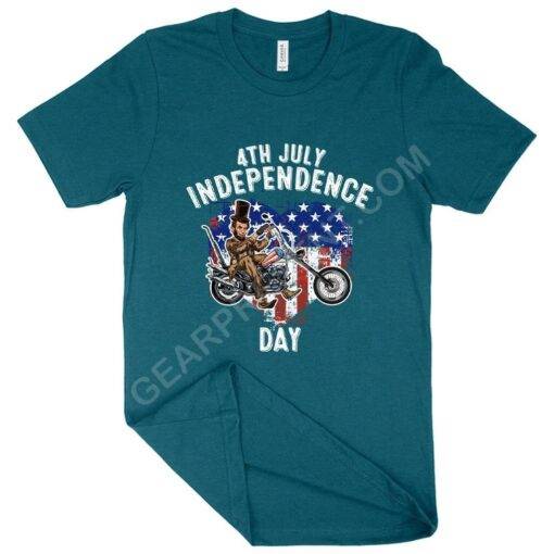 Heather Independence Day T-Shirt – Patriotic T-Shirts – Independence Day T-Shirt for Men