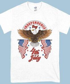 Heavy Cotton Independence Day 4th of July T-Shirt – Independence Day T-Shirts – Patriotic USA T-Shirt