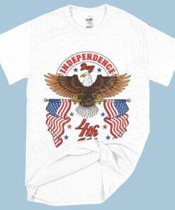 Heavy Cotton Independence Day 4th of July T-Shirt – Independence Day T-Shirts – Patriotic USA T-Shirt