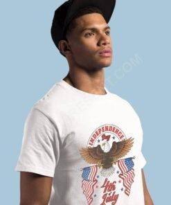 Heavy Cotton Independence Day 4th of July T-Shirt – Independence Day T-Shirts – Patriotic USA T-Shirt