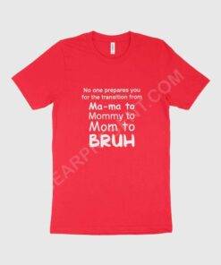 Ma-ma Mommy Mom Bruh Women’s Jersey T-Shirt Made in USA 
