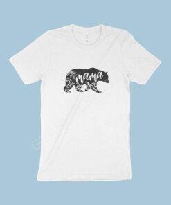 Mama Bear Women’s Jersey T-Shirt Made in USA 
