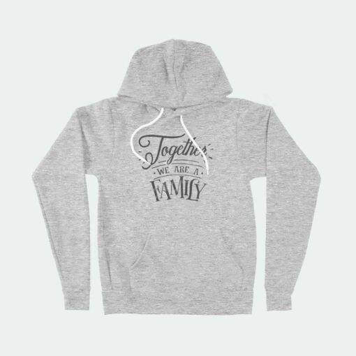 Together We Are A Family Unisex Sponge Fleece Hoodie
