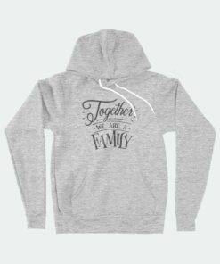 Together We Are A Family Unisex Sponge Fleece Hoodie 