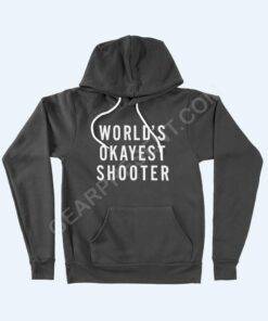 World’s Okayest Shooter Unisex Sponge Fleece Hoodie