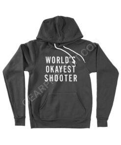 World’s Okayest Shooter Unisex Sponge Fleece Hoodie