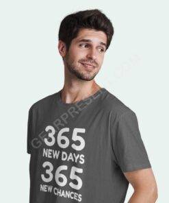 365 New Chances Unisex Jersey T-Shirt Made in USA 