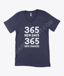 365 New Chances Unisex Jersey V-Neck T-Shirt