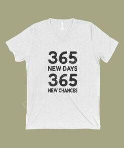 365 New Chances Unisex Triblend V-Neck T-Shirt 