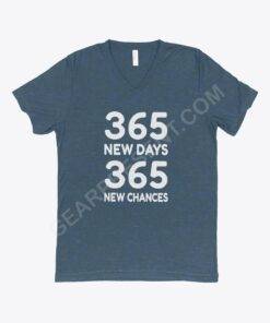 365 New Chances Unisex Triblend V-Neck T-Shirt