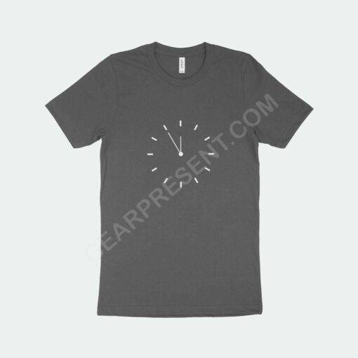 New Year Clock Unisex Jersey T-Shirt Made in USA