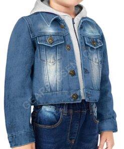 I Came I Saw I Conquered Toddler Hooded Denim Jacket – Cool Jean Jacket – Best Selling Denim Jacket for Kids 