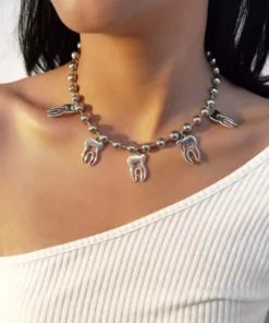 Tooth Choker Necklace