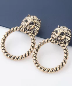 Lion Stud Earrings