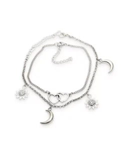 Trendy Silver Beach Anklet Chain