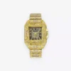 Gold Square Watch