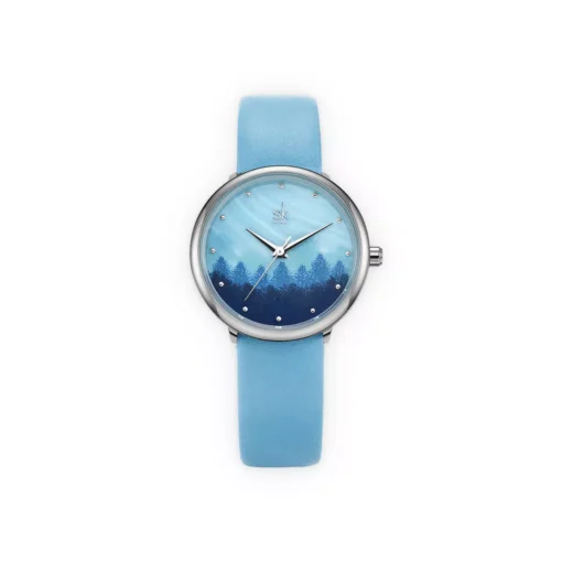Beautiful Blue Quartz Wristwatches for Women