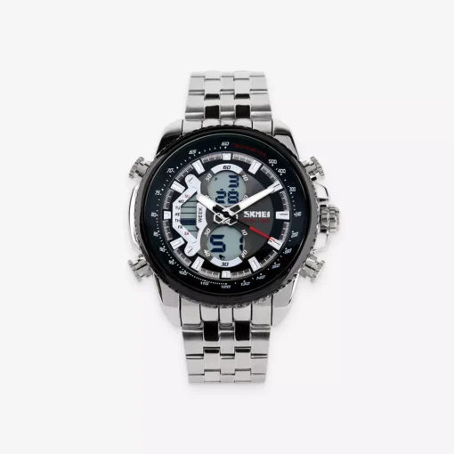Men’s Black Analog Digital Wrist Watch