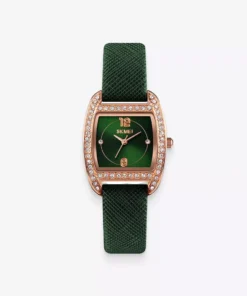 Women’s Green Leather Watch