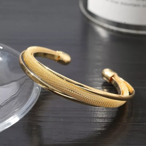 Wrist Watch And Luxury Bracelet Set