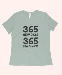 365 New Day New Beginnings Women's Relaxed Jersey Tee