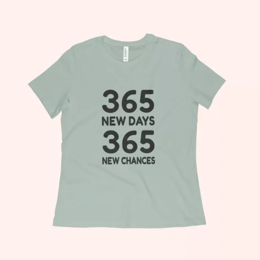 365 New Day New Beginnings Women's Relaxed Jersey Tee