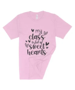 Teacher Valentine Heather Tee