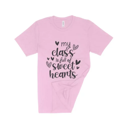 Teacher Valentine Heather Tee