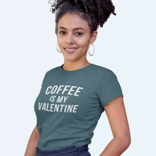 Coffee Addict Gift Valentine’s Day Tee Shirt