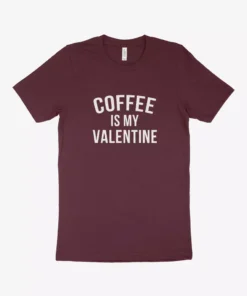Coffee Lover Jersey Valentine's Day Tee