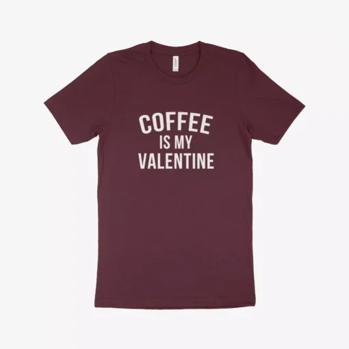 Coffee Lover Jersey Valentine's Day Tee