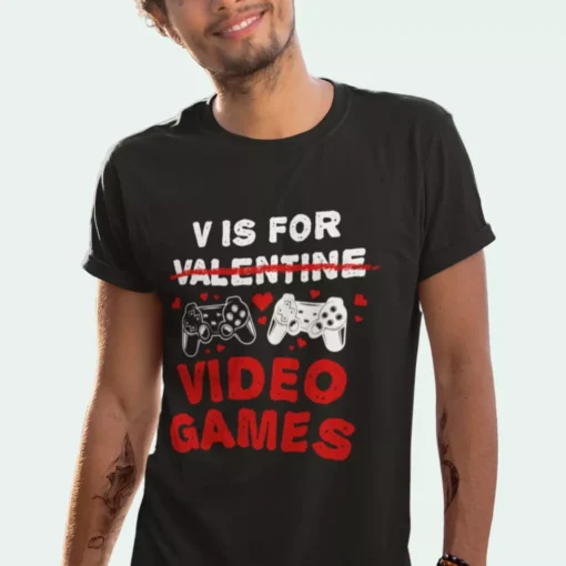 Player 1 Player 2 Mobile Gamer Lover Valentine's Shirt