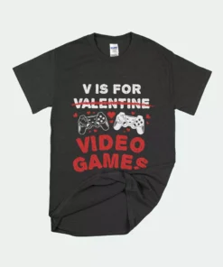 Adventure Video Games Lover Valentine T-Shirt