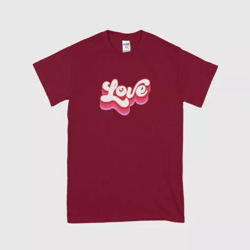 February 14th Love Valentines Day T Shirt for Women