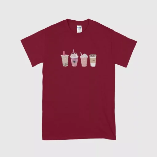 Iced Coffee Valentines Day T-Shirt