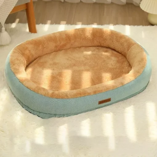 Cozy Comfort Cotton Pet Bed for Cats and Small Dogs