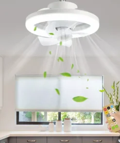 Elegant LED Ceiling Fan Light with Remote Control