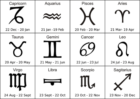 12 Zodiac Sign Constellation