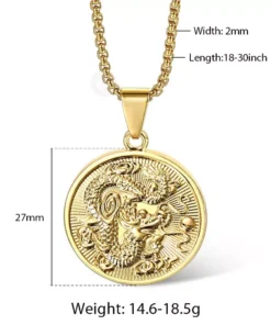 Dragon-themed Pendant Necklace