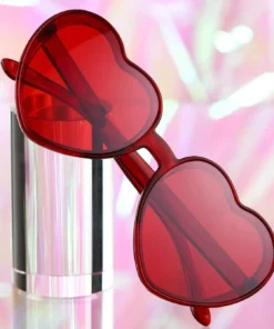 Trendy Heart-Shaped Rimless Sunglasses