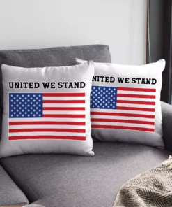 USA Flag Square Pillow Cases – Patriotic Pillow Covers – Trendy Pillowcases