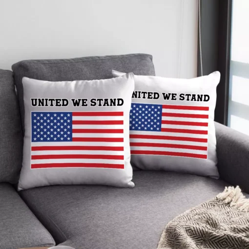 USA Flag Square Pillow Cases – Patriotic Pillow Covers – Trendy Pillowcases