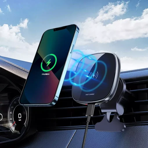 30W Magnetic Car Phone Holder